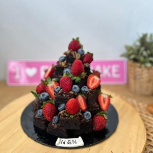 Brownies Tower (With Berries deco)